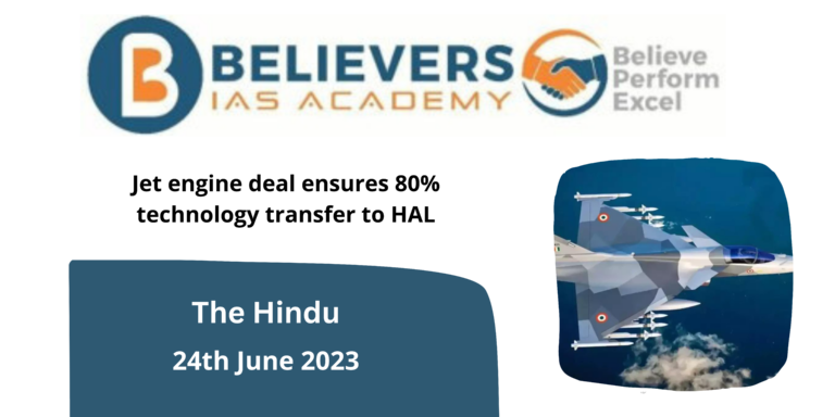Jet engine deal ensures 80% technology transfer to HAL