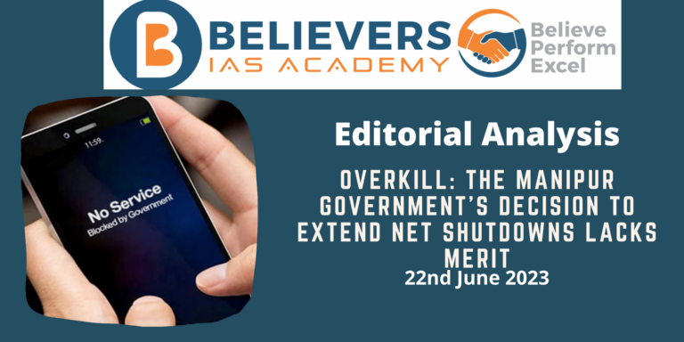 Overkill: The Manipur government’s decision to extend net shutdowns lacks merit