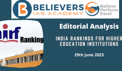 India Rankings for Higher Education Institutions