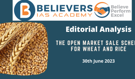 The Open Market Sale Scheme for wheat and rice
