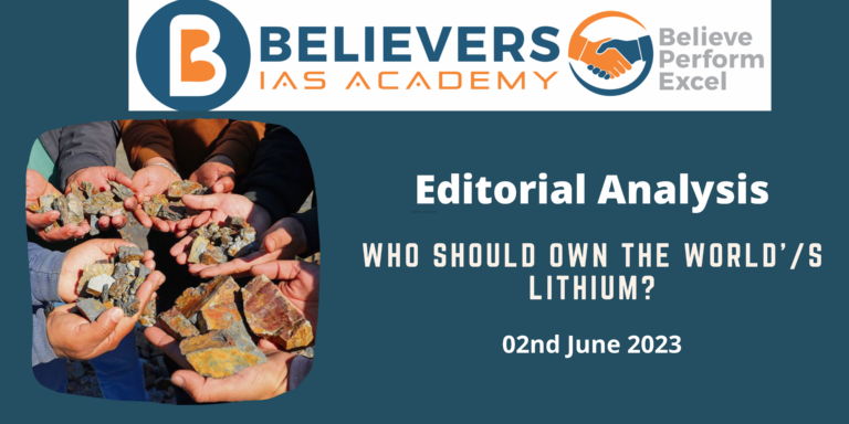 Who Should Own The World’/s Lithium?