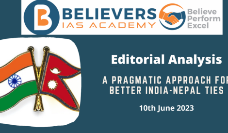 Enhancing India-Nepal Ties: A Pragmatic Approach