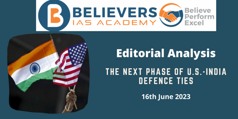 The Next Phase Of U.S.-India Defence Ties