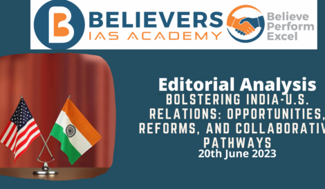 Bolstering India-U.S. Relations: Opportunities, Reforms, and Collaborative Pathways