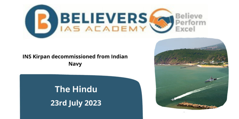 INS Kirpan decommissioned from Indian Navy