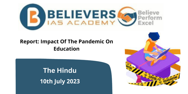 Report: Impact Of The Pandemic On Education