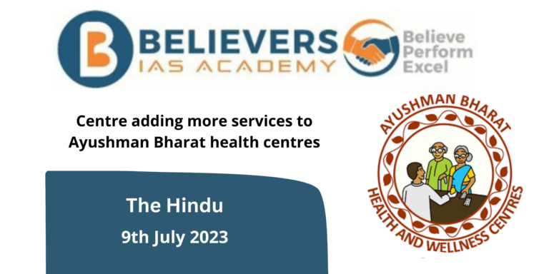 Expansion of Services in Ayushman Bharat Health Centres