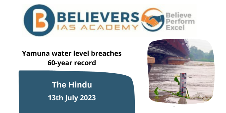 Yamuna water level breaches 60-year record
