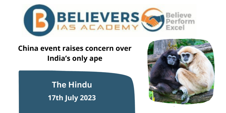 China Event Raises Concerns for India's Only Ape