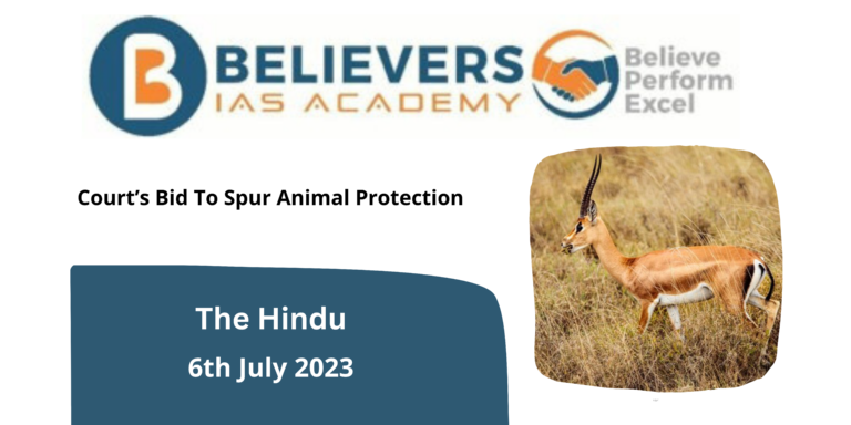 Court’s Bid To Spur Animal Protection