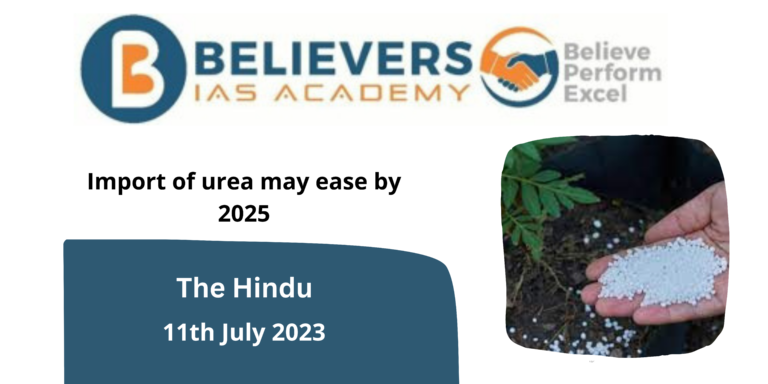 Import of urea may ease by 2025