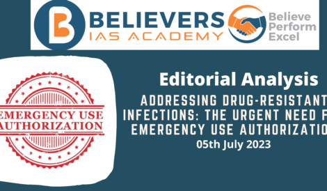 Addressing Drug-Resistant Infections: The Urgent Need for Emergency Use Authorization
