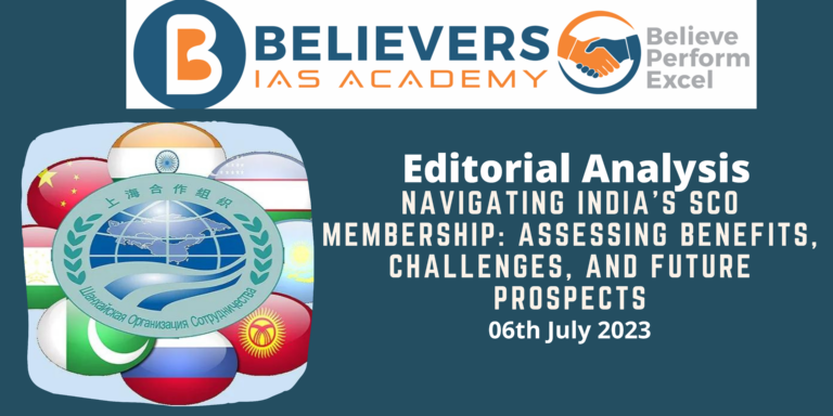 Navigating India's SCO Membership: Assessing Benefits, Challenges, and Future Prospects