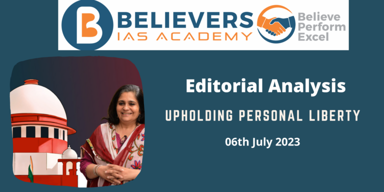 Upholding Personal Liberty