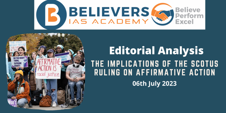 The Implications of the SCOTUS Ruling on Affirmative Action