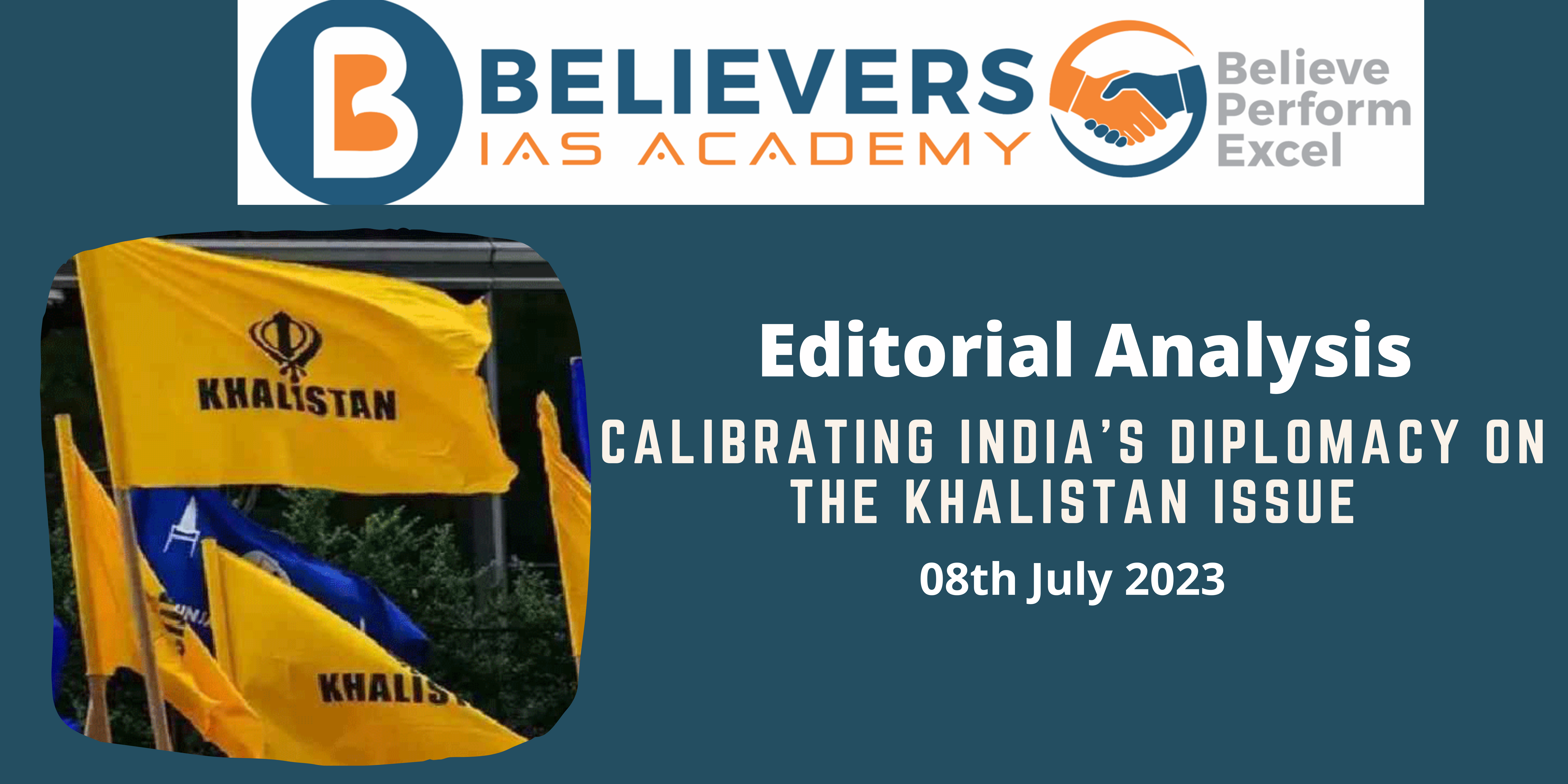 Calibrating India's Diplomacy on the Khalistan Issue