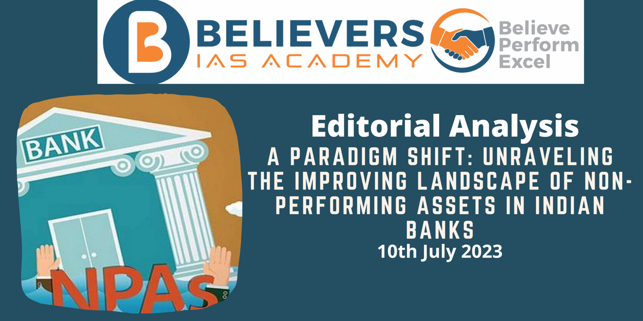 A Paradigm Shift: Unraveling the Improving Landscape of Non-Performing