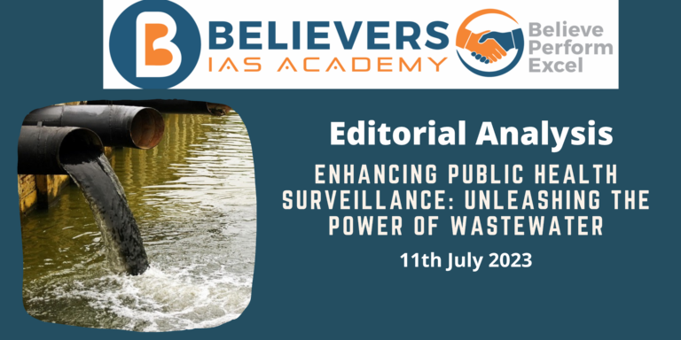 Enhancing Public Health Surveillance: Unleashing the Power of Wastewater
