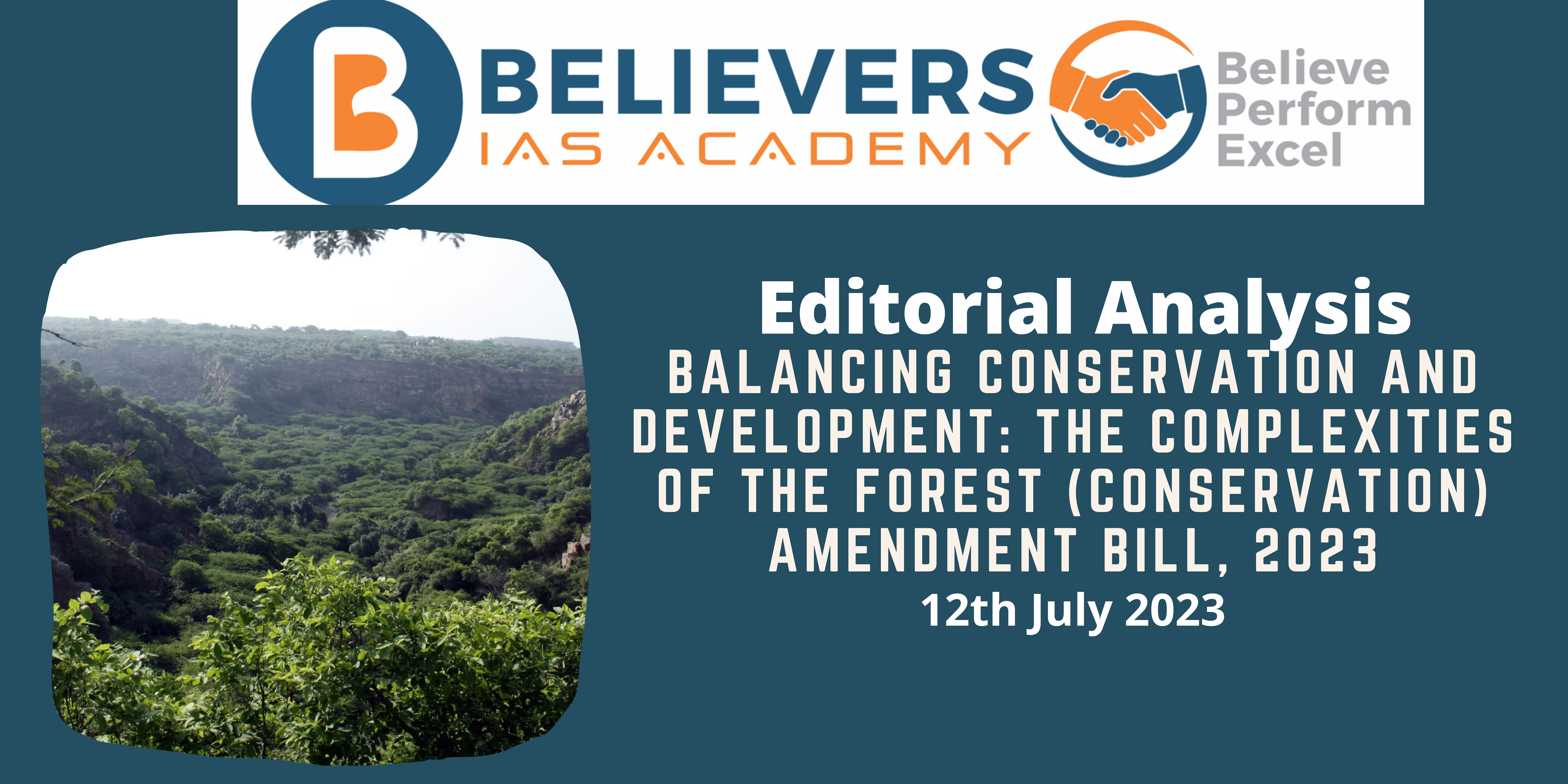 Balancing Conservation and Development: The Complexities of the Forest (Conservation) Amendment Bill, 2023