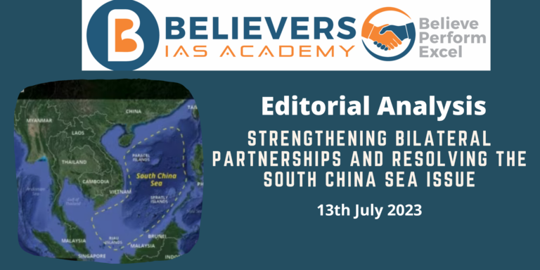 Strengthening Bilateral Partnerships and Resolving the South China Sea Issue