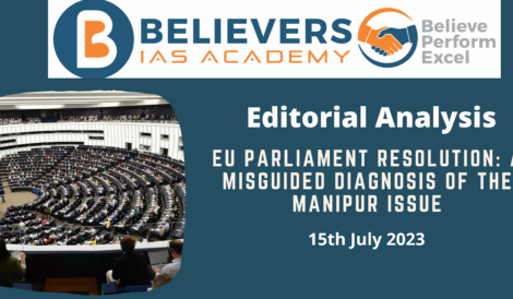 EU Parliament Resolution: A Misguided Diagnosis of the Manipur Issue