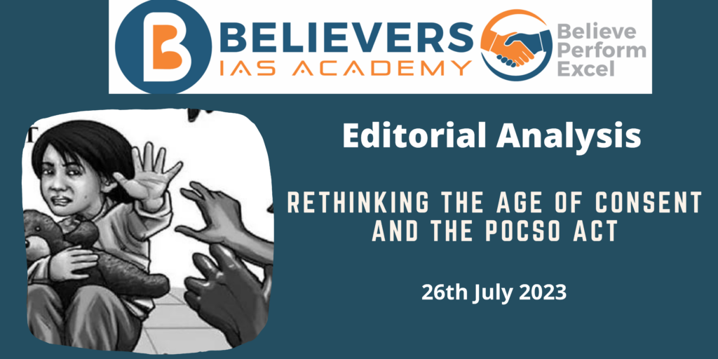 Rethinking the Age of Consent and the POCSO Act