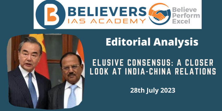 Elusive Consensus: A Closer Look at India-China Relations