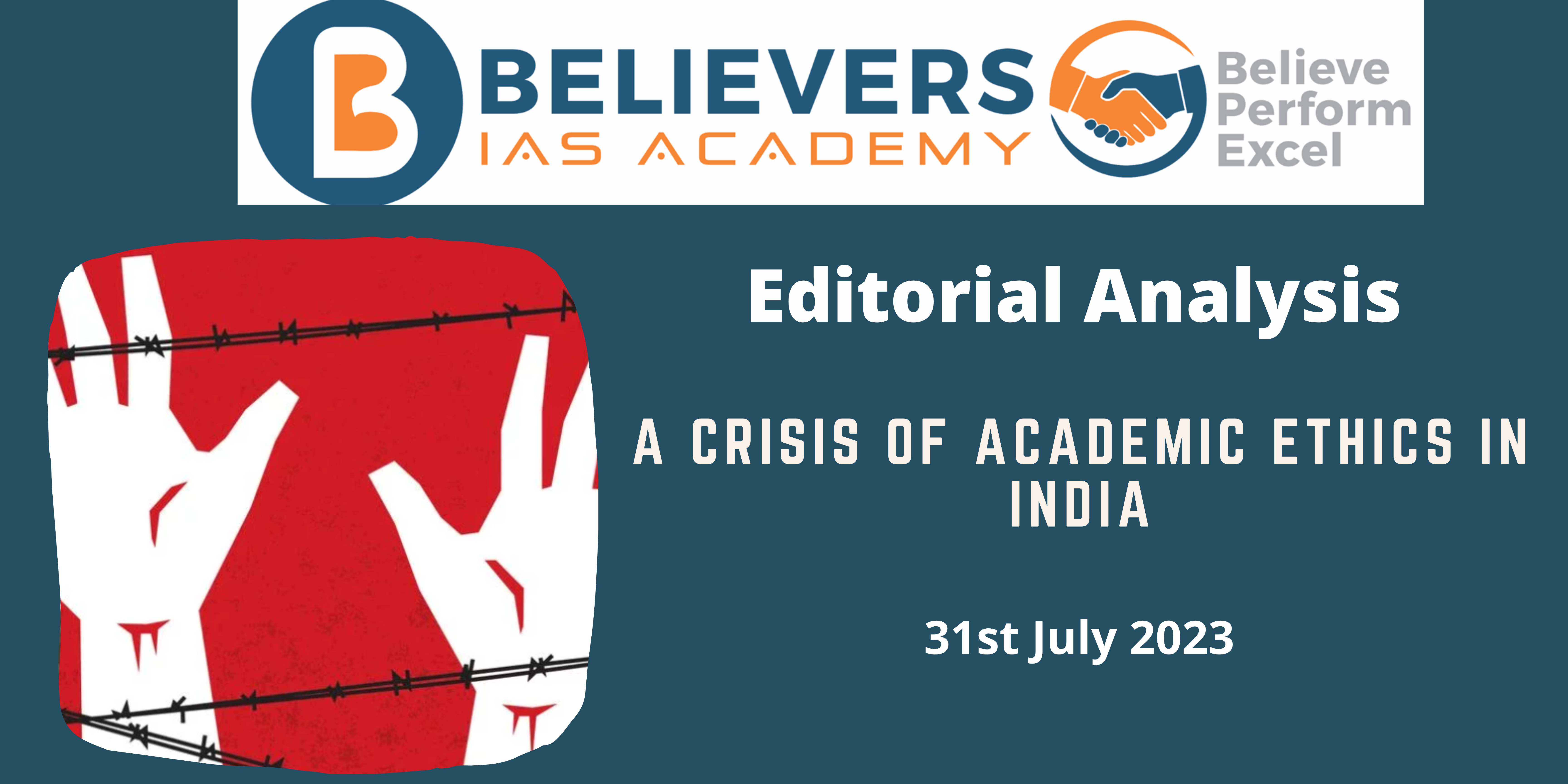 Academic Ethics Crisis in India