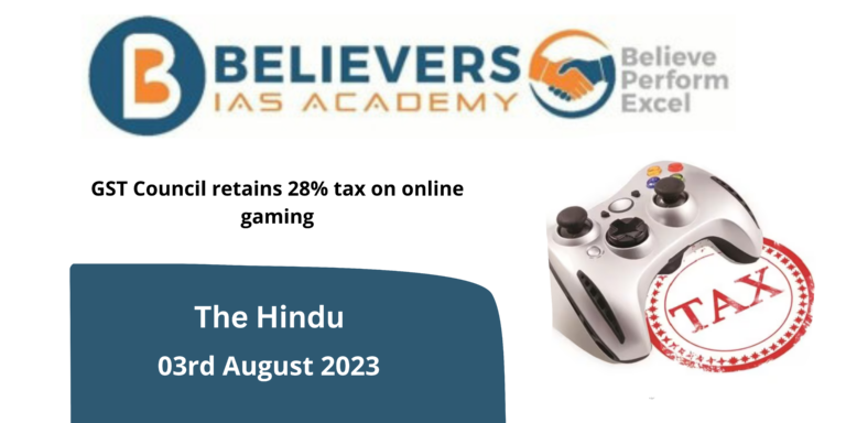 GST Council retains 28% tax on online gaming