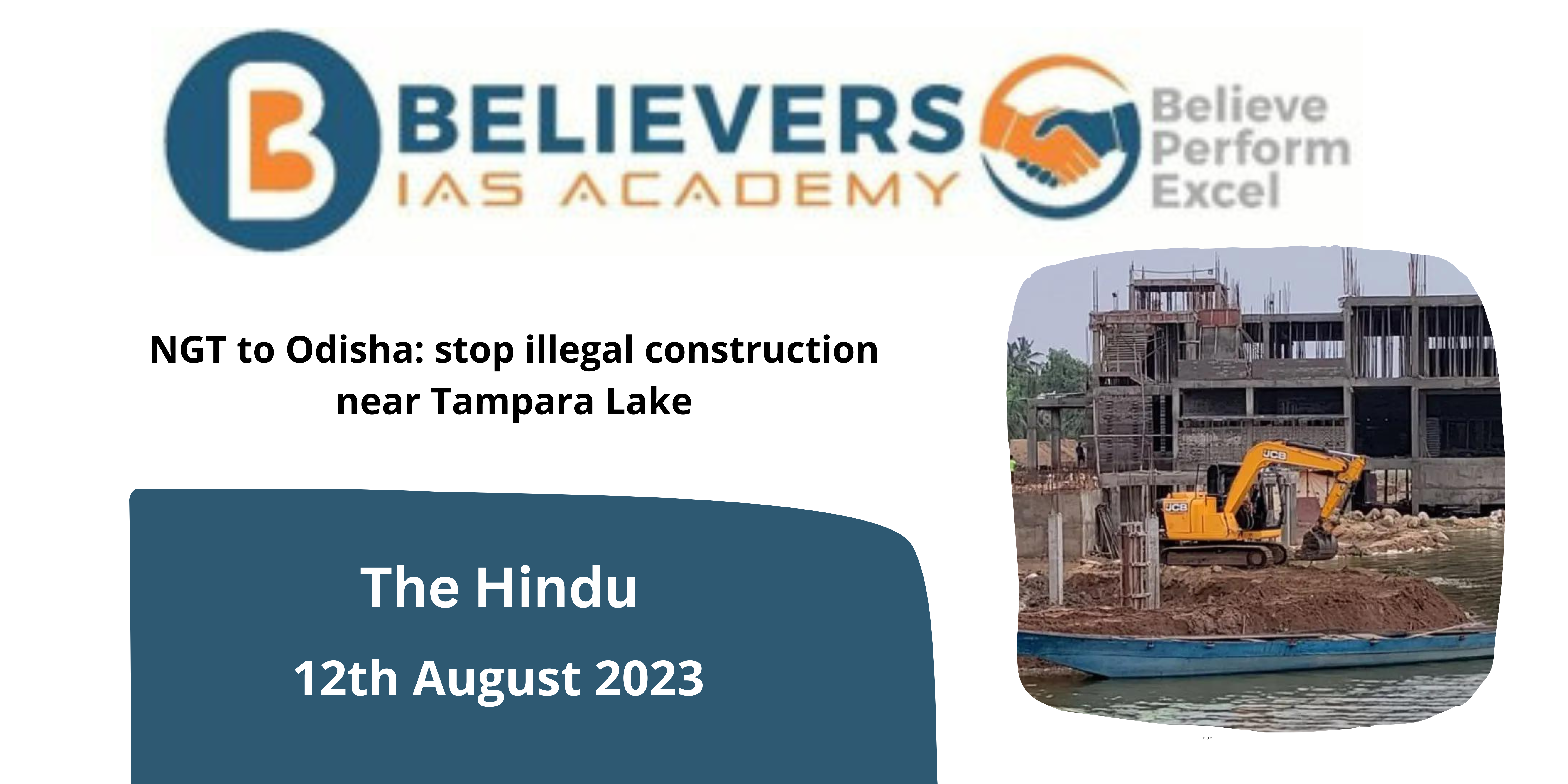 NGT to Odisha: stop illegal construction near Tampara Lake