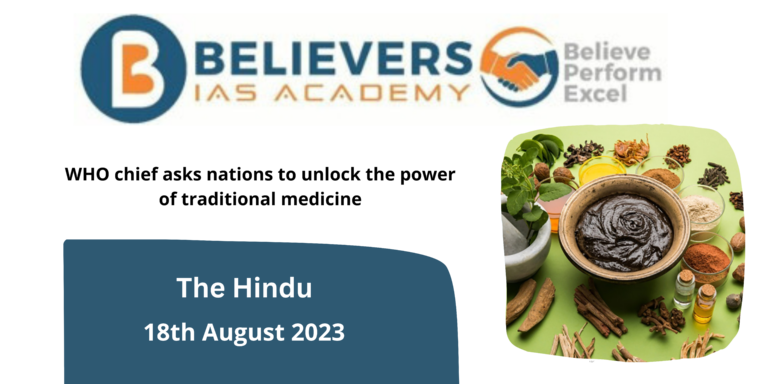 WHO chief asks nations to unlock the power of traditional medicine