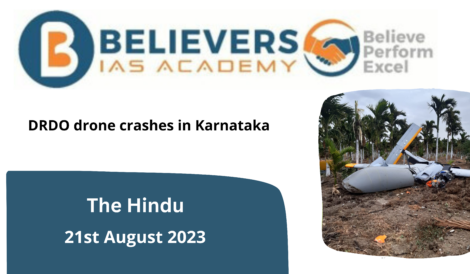 DRDO drone crashes in Karnataka