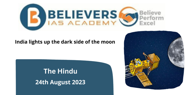 India lights up the dark side of the moon