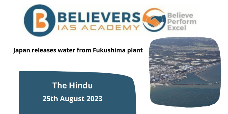 Japan releases water from Fukushima plant