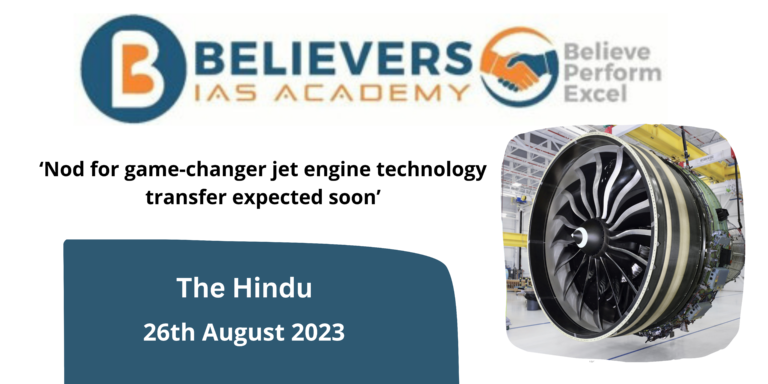 ‘Nod for game-changer jet engine technology transfer expected soon’