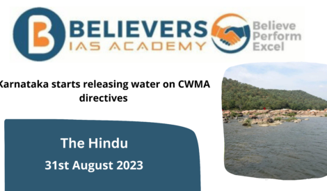 Karnataka starts releasing water on CWMA directives