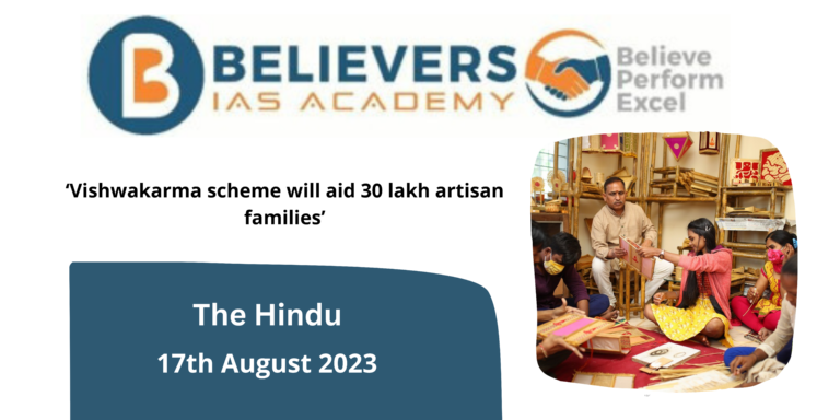 Vishwakarma scheme will aid 30 lakh artisan families’