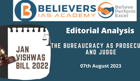 The bureaucracy as prosecutor and judge