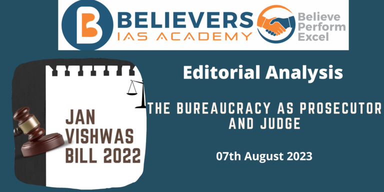The bureaucracy as prosecutor and judge