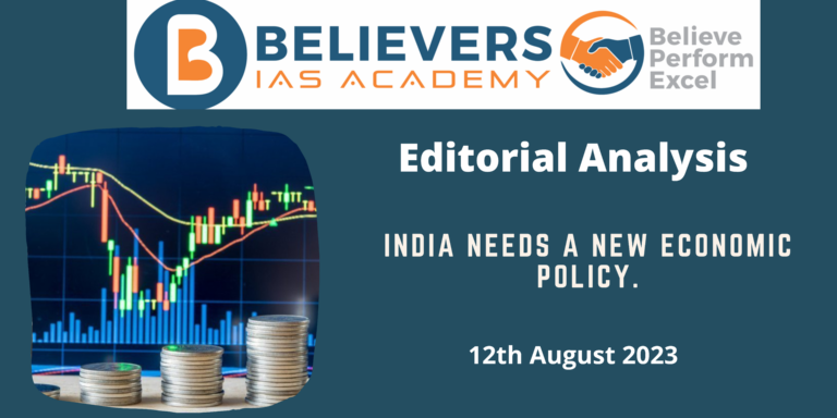 India needs a new economic policy