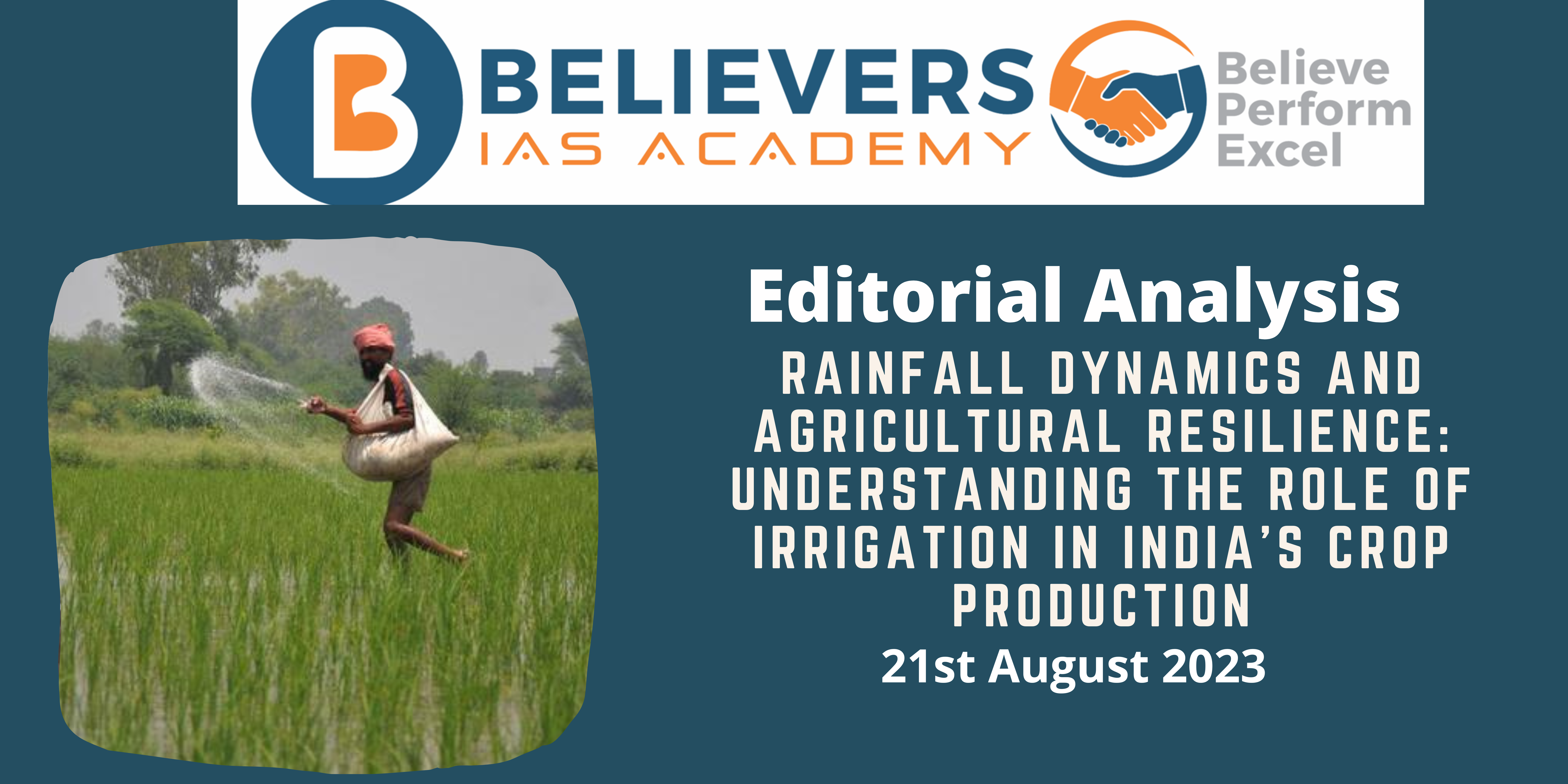 Rainfall Dynamics and Agricultural Resilience: Understanding the Role of Irrigation in India's Crop Production