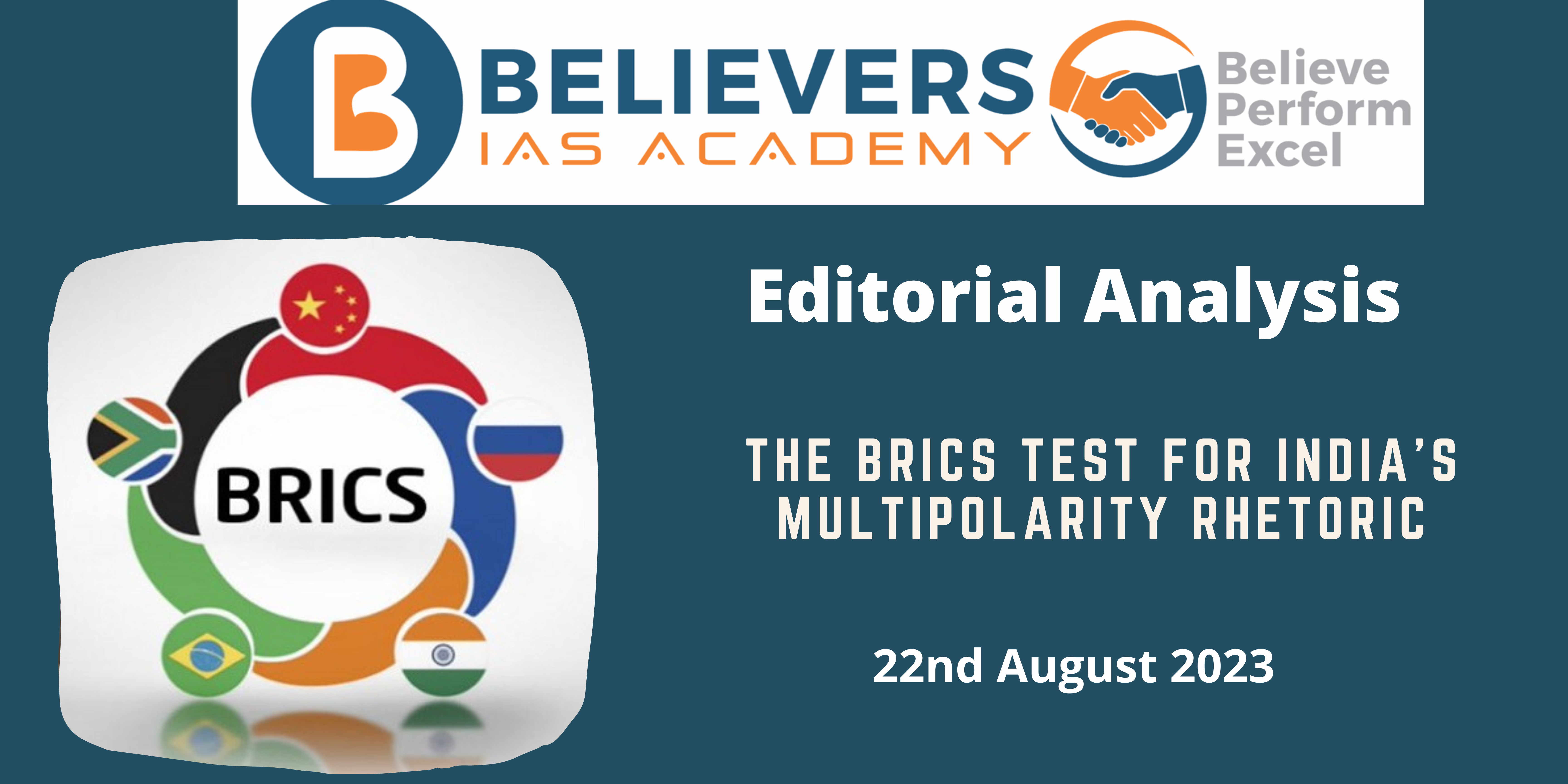 The BRICS test for India’s multipolarity rhetoric