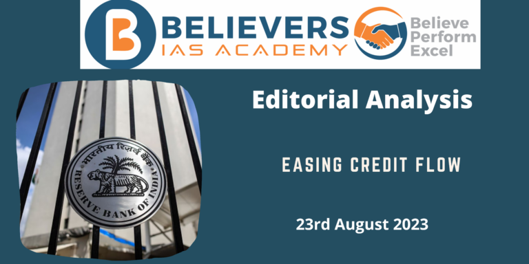Easing credit flow