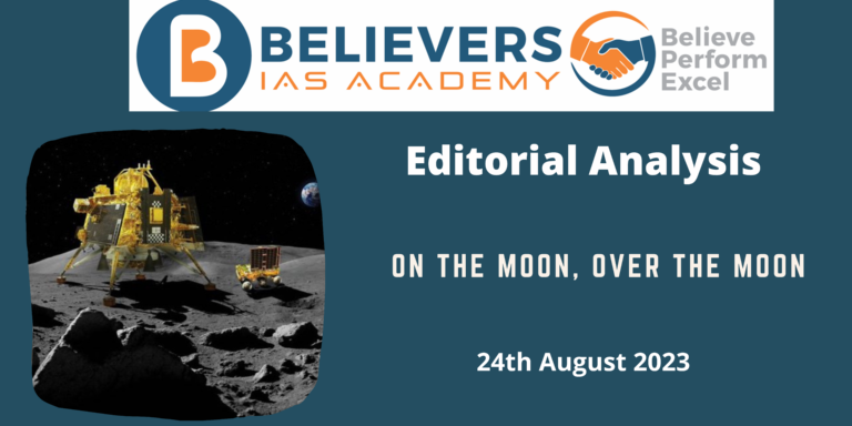 On the moon, over the moon