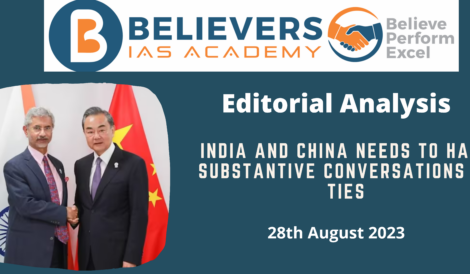 India and China needs to have substantive conversations on ties