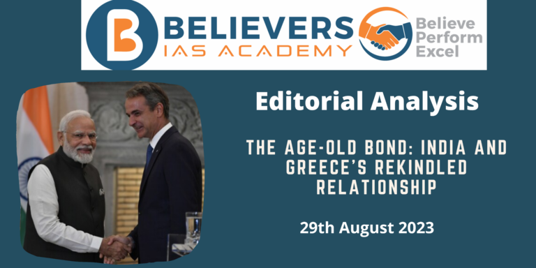 The Age-Old Bond: India and Greece's Rekindled Relationship