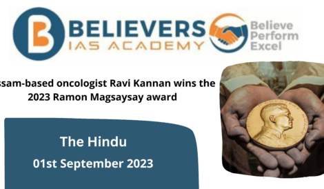 Oncologist Ravi Kannan Wins 2023 Magsaysay Award