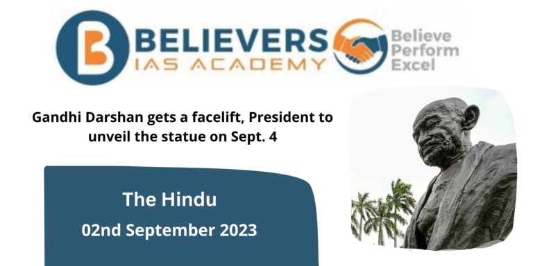 Gandhi Darshan gets a facelift, President to unveil the statue on Sept. 4