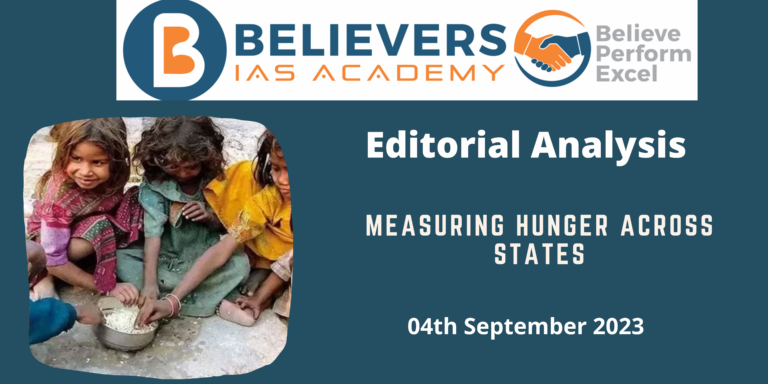 Measuring hunger across states