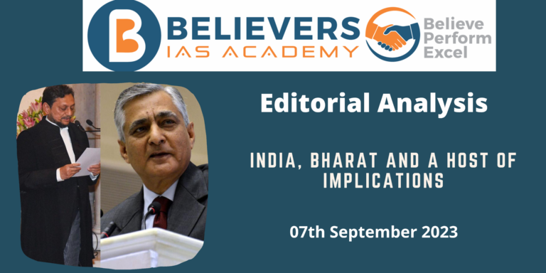 India, Bharat and a host of implications